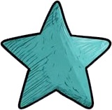 a blue star shaped balloon with a white background.jpg